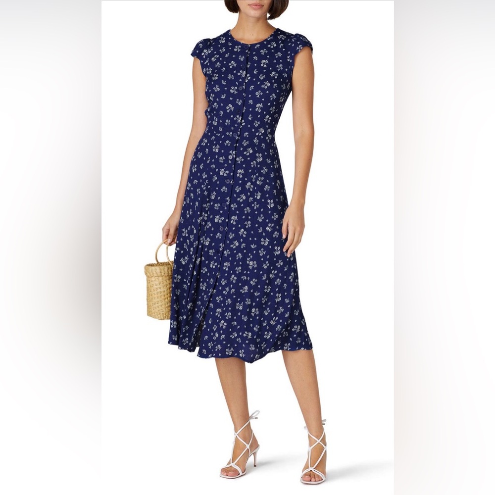 Reformation Madison Fauna Midi Dress